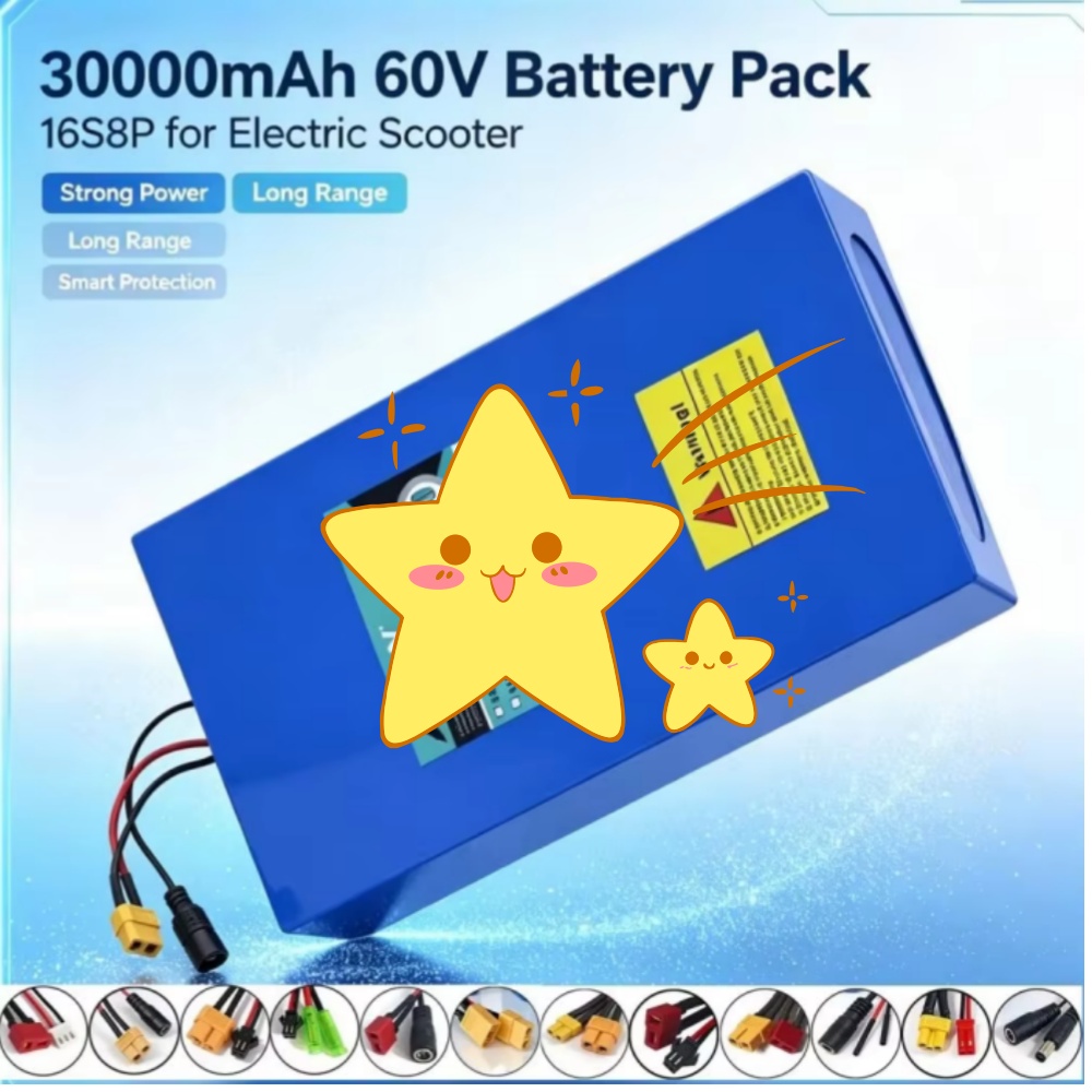 16S8P 1000W-3000W 60V 30Ah Hig - 60V 30Ah Electric Scooter Battery 评论和价格