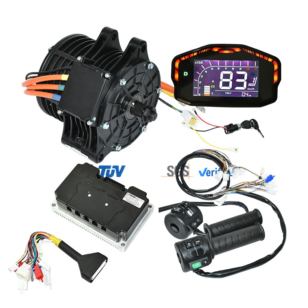 MOTOR PMSM Inner Rotor Mid Dri - Mid Drive Motor Kit 72V 3000W 评论和价格