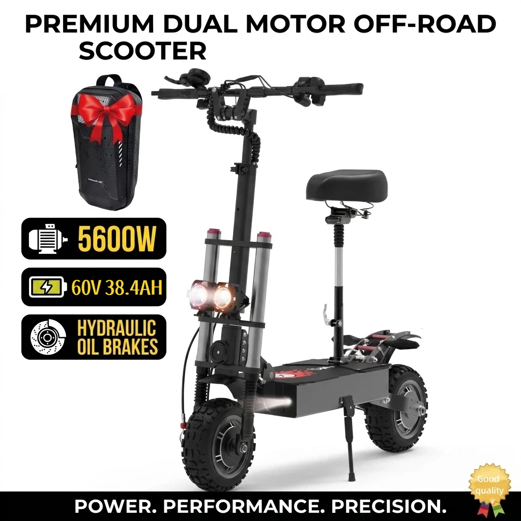 Electric Scooter for Adults, 5 - 60V 5600W Dual Motor Electric Scooter 评论和价格